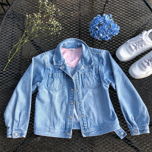 girls light denim jacket